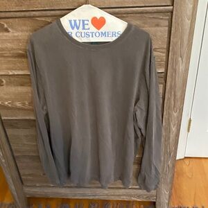 J. Crew Gray Long Sleeve Tee